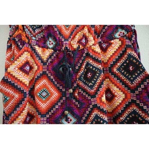 Tigerlily Women's Sz 6 Multicolor Strapless Zehra Playsuit Romper - Picture 5 of 12